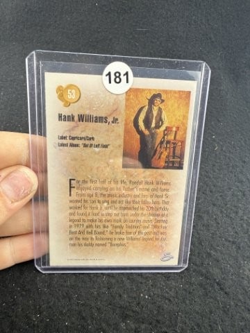Hank Williams Jr. Hand Signed Authentic Autograph - 2