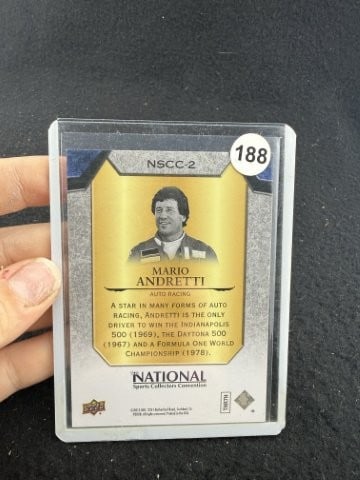Mario Andretti Hand Signed Authentic Autograph - 2