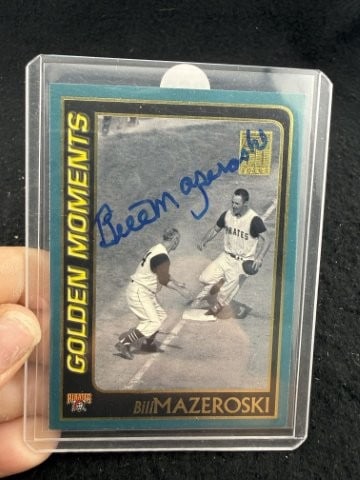 Bill Mazeroski Hand Signed Authentic Autograph (1 of 2)