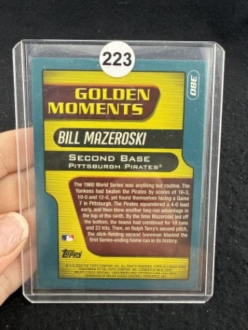 Bill Mazeroski Hand Signed Authentic Autograph - 2