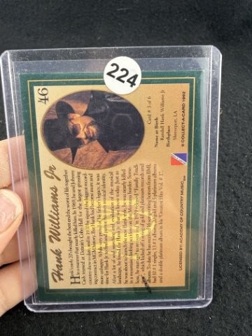 Hank Williams Jr. Hand Signed Authentic Autograph - 2