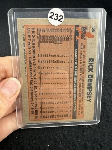 Rick Dempsey Hand Signed Authentic Autograph - 2
