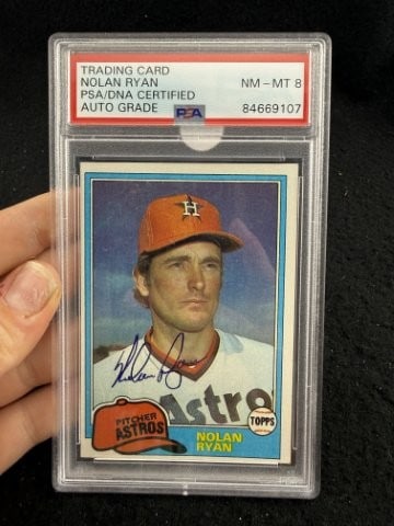 Nolan Ryan Hand Signed Authentic Autograph (1 of 2)
