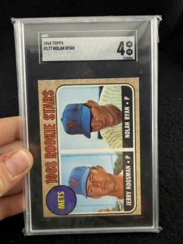 1968 Topps Nolan Ryan Baseball Card: KEY WORDS: INDIAN ARTIFACT ARTIFACTS ARROWHEAD ARROWHEADS NATIVE AMERICAN MISSISSIPPIAN QUAPAW CADDO POTTERY COINS MORGAN DOLLAR PEACE DOLLAR SILVER COINS. All coins have been Sigma tested for authent