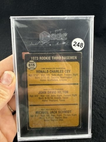 1973 Topps Mike Schmidt Baseball Card - 2