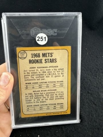 1968 Topps Nolan Ryan Baseball Card - 2