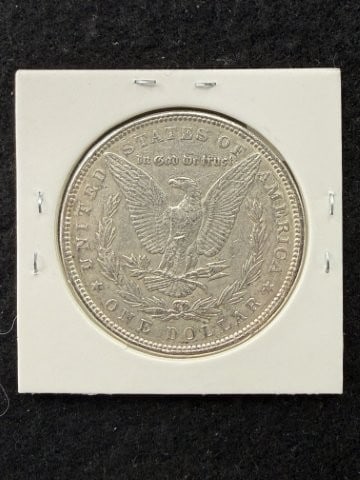 1884 UNC Morgan Silver Dollar Coin - 2