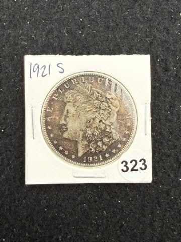 1921 S Morgan Silver Dollar Coin (1 of 2)
