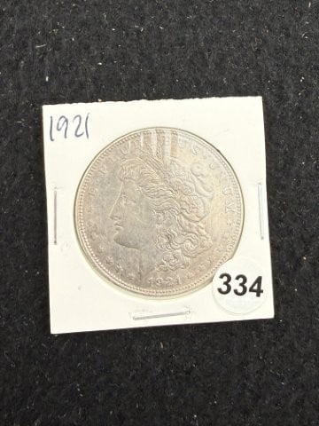 1921 Morgan Silver Dollar Coin: KEY WORDS: INDIAN ARTIFACT ARTIFACTS ARROWHEAD ARROWHEADS NATIVE AMERICAN MISSISSIPPIAN QUAPAW CADDO POTTERY COINS MORGAN DOLLAR PEACE DOLLAR SILVER COINS. All coins have been Sigma tested for authent