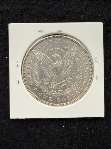 1886 UNC Morgan Silver Dollar Coin - 2
