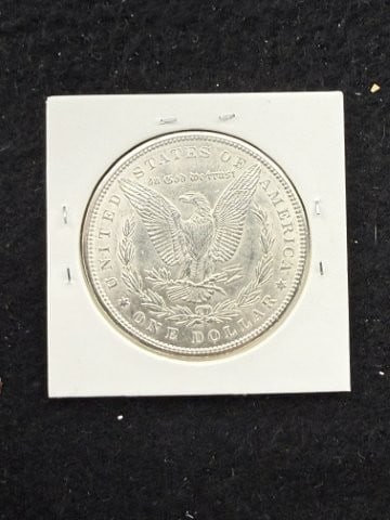 1900 UNC Morgan Silver Dollar Coin - 2