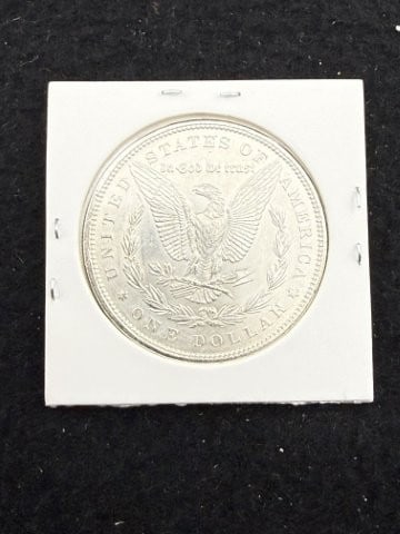 1900 UNC Morgan Silver Dollar Coin - 2