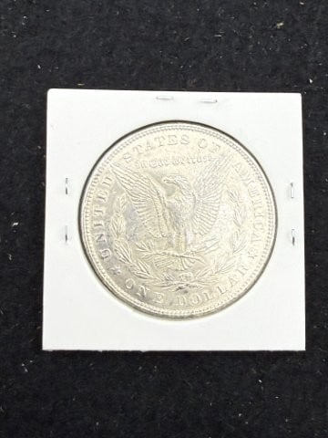 1882 UNC Morgan Silver Dollar Coin - 2