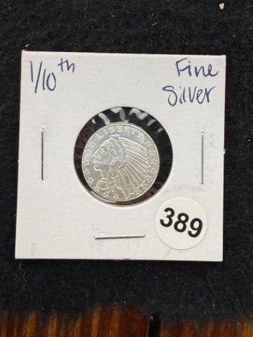 1/10th Fine Silver Coin (1 of 2)