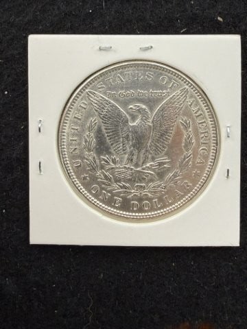 1886 UNC Morgan Silver Dollar Coin - 2