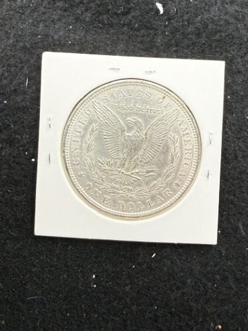 1896 UNC Morgan Silver Dollar Coin - 2