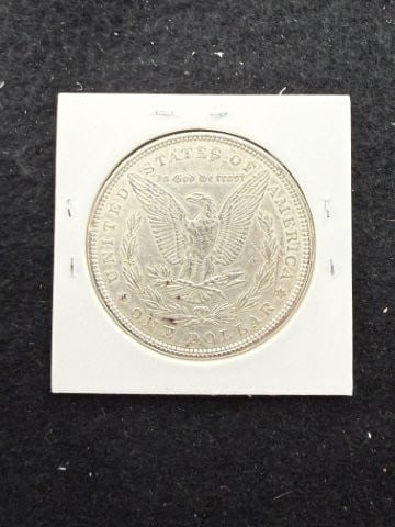 1885 UNC Morgan Silver Dollar Coin - 2