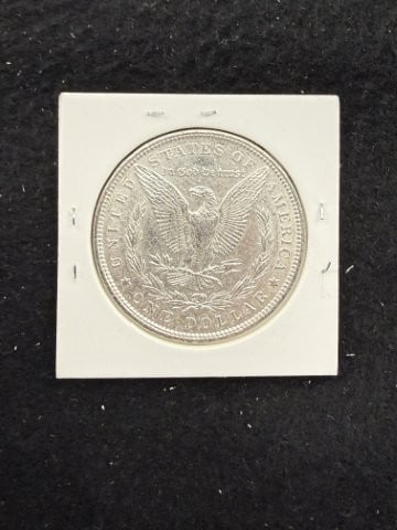 1897 UNC Morgan Silver Dollar Coin - 2