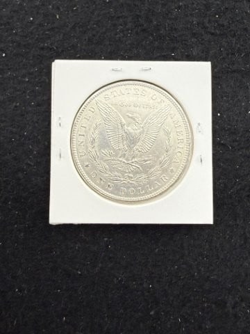 1898 UNC Morgan Silver Dollar Coin - 2