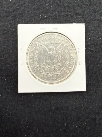 1889 UNC Morgan Silver Dollar Coin - 2