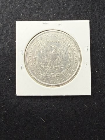 1900 UNC Morgan Silver Dollar Coin - 2