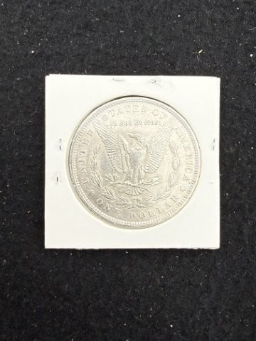 1896 UNC Morgan Silver Dollar Coin - 2