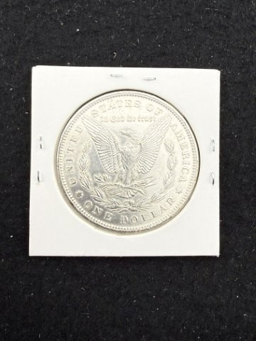 1897 UNC Morgan Silver Dollar Coin - 2