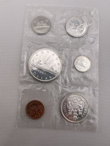 1963 Canadian Mint Coin Proof Set - 2
