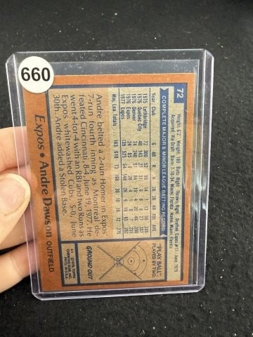 Andre Dawson Hand Signed Authentic Autograph - 2