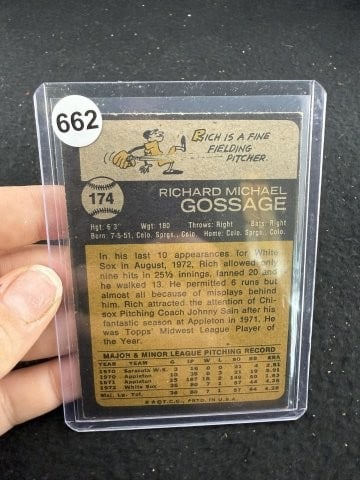 Goose Gossage Hand Signed Authentic Autograph - 2