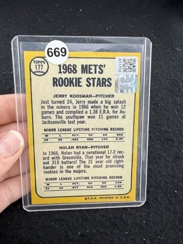 Nolan Ryan Hand Signed Authentic Autograph - 2
