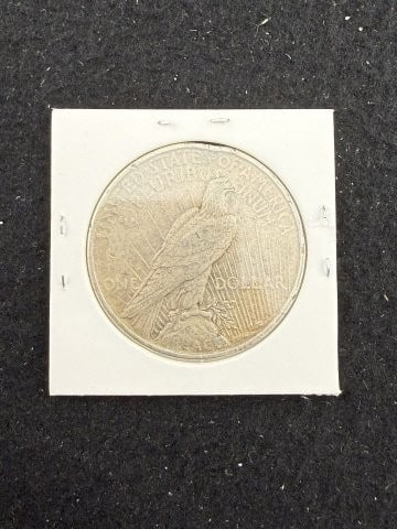 1924 Peace Silver Dollar Coin - 2