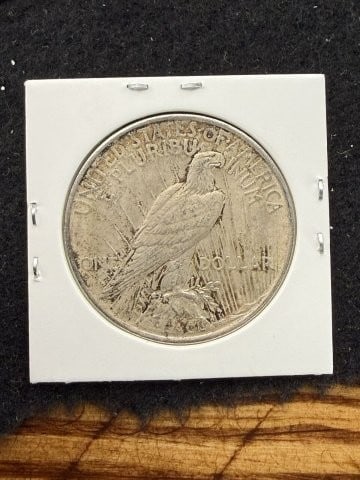 1923 Peace Silver Dollar Coin - 2