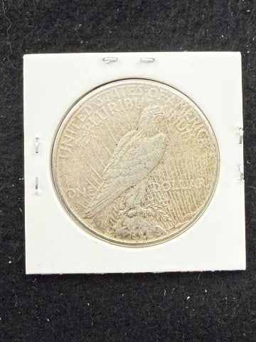 1925 S Peace Silver Dollar Coin - 2
