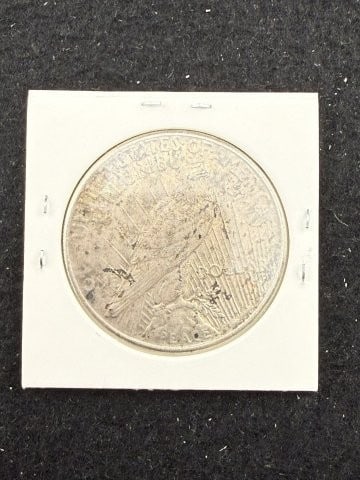 1925 Peace Silver Dollar Coin - 2