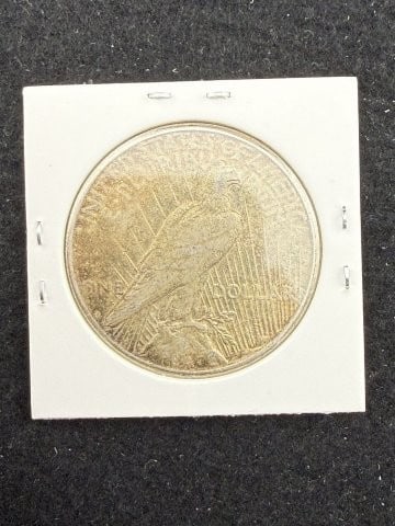 1922 S Peace Silver Dollar Coin - 2