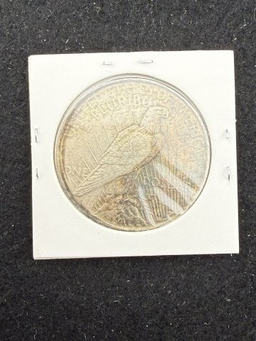 1923 Peace Silver Dollar Coin - 2