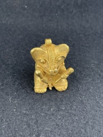 Tumbaga Tairona Gold Figurine UNKNOWN MATERIAL: KEY WORDS: INDIAN ARTIFACT ARTIFACTS ARROWHEAD ARROWHEADS NATIVE AMERICAN MISSISSIPPIAN QUAPAW CADDO POTTERY COINS MORGAN DOLLAR PEACE DOLLAR SILVER COINS. All coins have been Sigma tested for