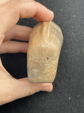 Pottery Pipe Indian Artifact Arrowhead - 3