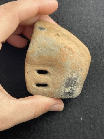 Pottery Pipe Indian Artifact Arrowhead - 4