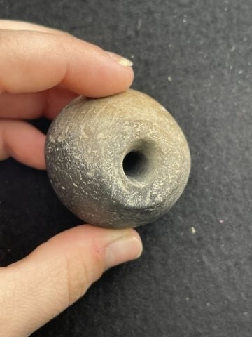 Pottery Bead Indian Artifact Arrowhead - 3