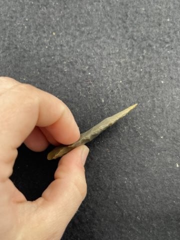 Dovetail Indian Artifact Arrowhead - 3
