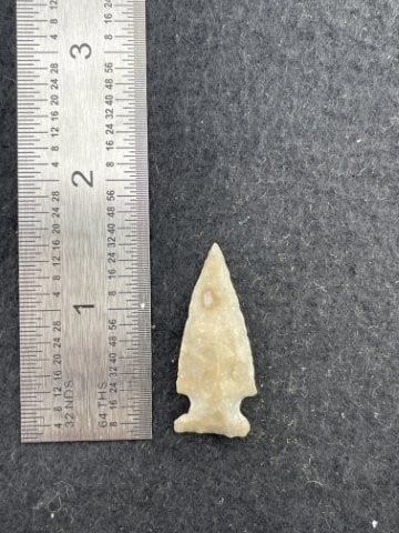 Arrow Point Indian Artifact Arrowhead: KEY WORDS: INDIAN ARTIFACT ARTIFACTS ARROWHEAD ARROWHEADS NATIVE AMERICAN MISSISSIPPIAN QUAPAW CADDO POTTERY COINS MORGAN DOLLAR PEACE DOLLAR SILVER COINS. All coins have been Sigma tested for