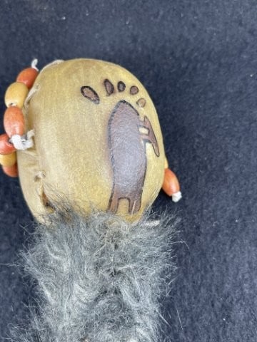 Dance Rattle Indian Artifact Arrowhead - 5