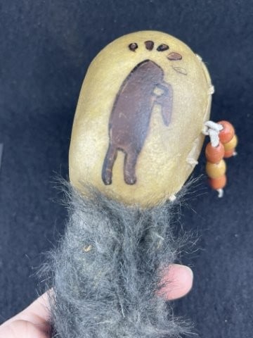 Dance Rattle Indian Artifact Arrowhead - 6