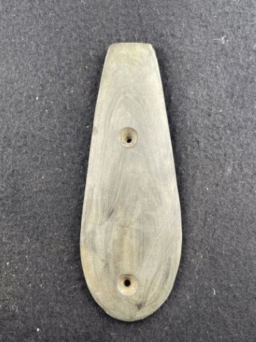 Stone Gorget Indian Artifact Arrowhead - 2