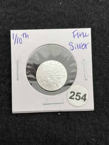 1/10th Fine Silver Coin (1 of 2)