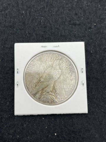 1923 S Peace Silver Dollar Coin - 2