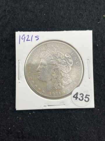1921 S Morgan Silver Dollar Coin: KEY WORDS: INDIAN ARTIFACT ARTIFACTS ARROWHEAD ARROWHEADS NATIVE AMERICAN MISSISSIPPIAN QUAPAW CADDO POTTERY COINS MORGAN DOLLAR PEACE DOLLAR SILVER COINS. All coins have been Sigma tested for authent