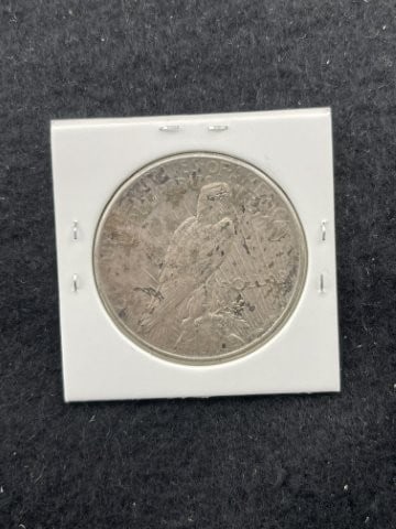1925 Peace Silver Dollar Coin - 2